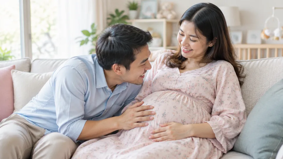 คุณพ่อคุยกับลูกในท้อง