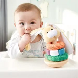 Bunny Stacker, mainan susun kelinci lembut dari Hape
