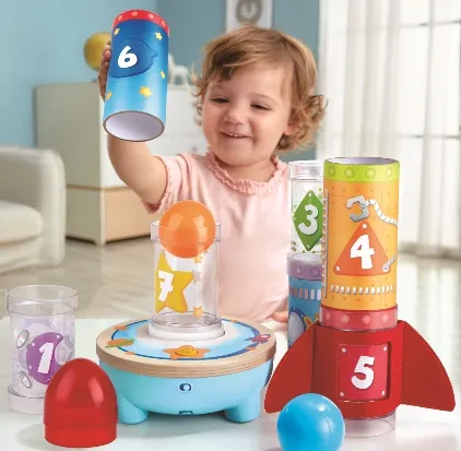 科学おもちゃRocket Ball Air Stackerの送風ロケット