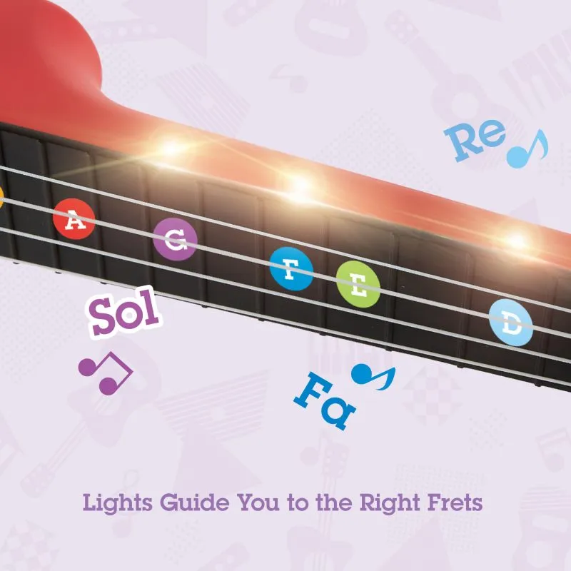 Hape Learn with Lights electric ukulele