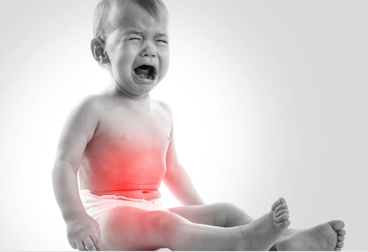 Bayi mengejan tetapi tinja tidak keluar