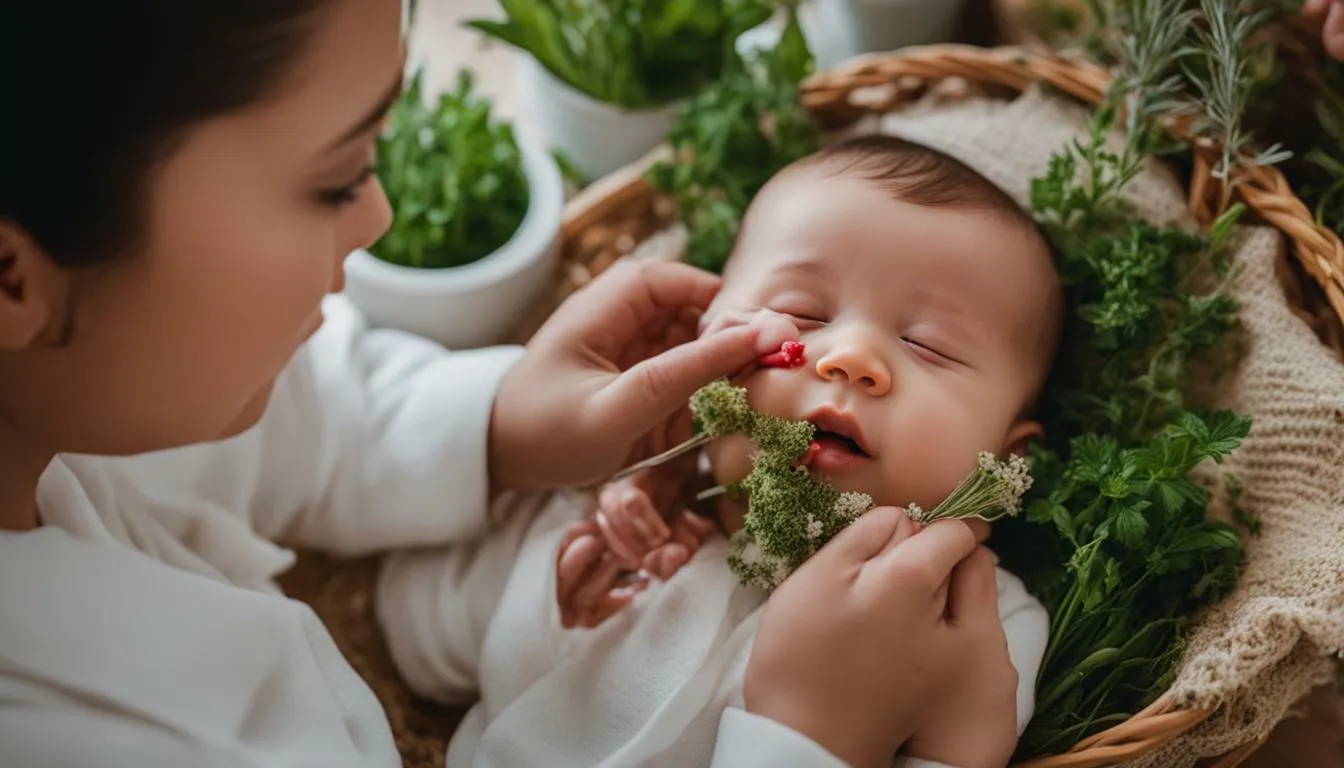علاج الطفح على وجه الرضيع بالأعشاب