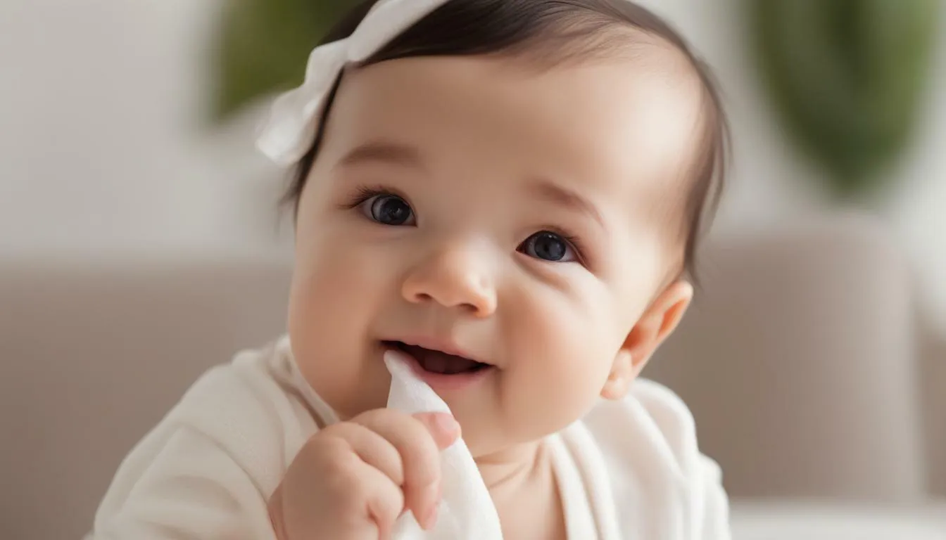 العناية بوجه الرضيع