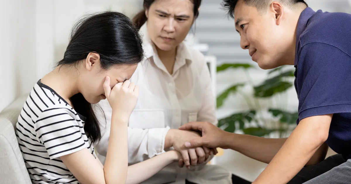 相手の気持ちを理解することを学ぶ子ども