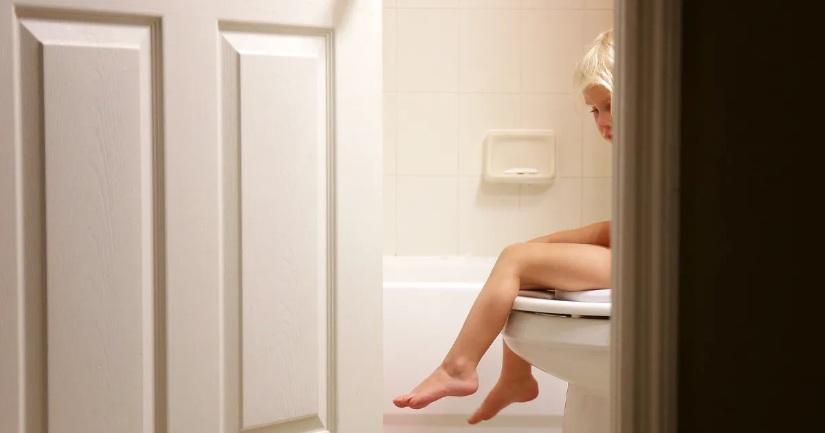 Safety precautions for potty training