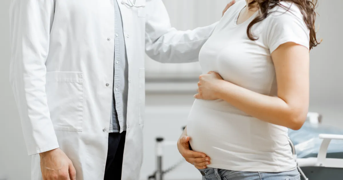 A pregnant mother resting as advised by her doctor