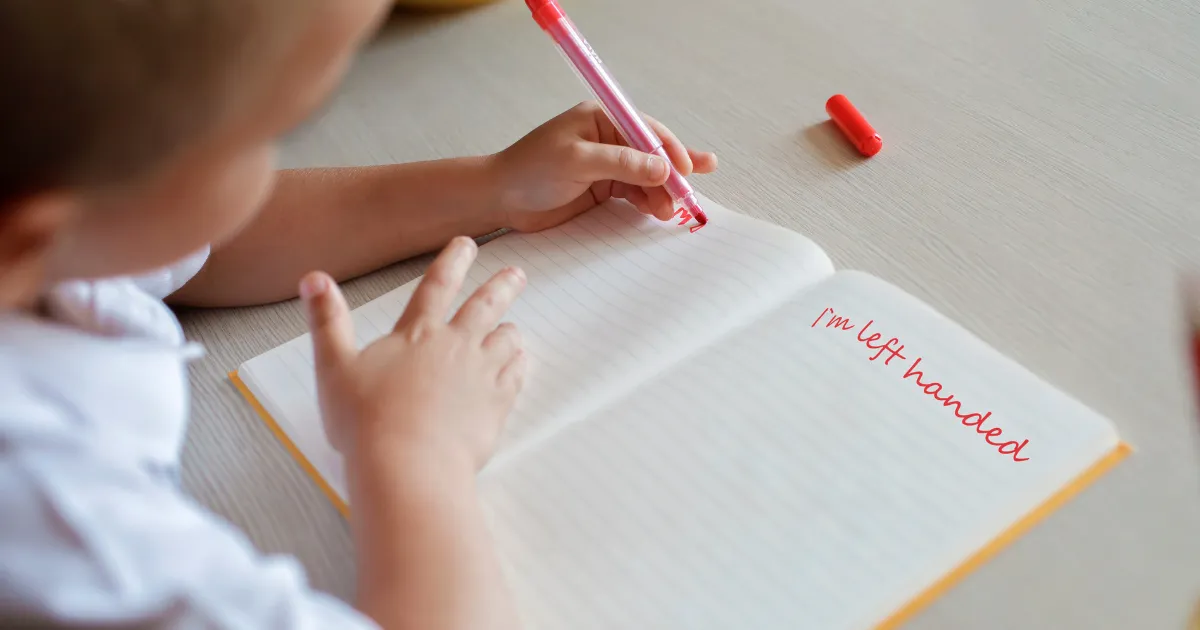 How to support a left-handed child